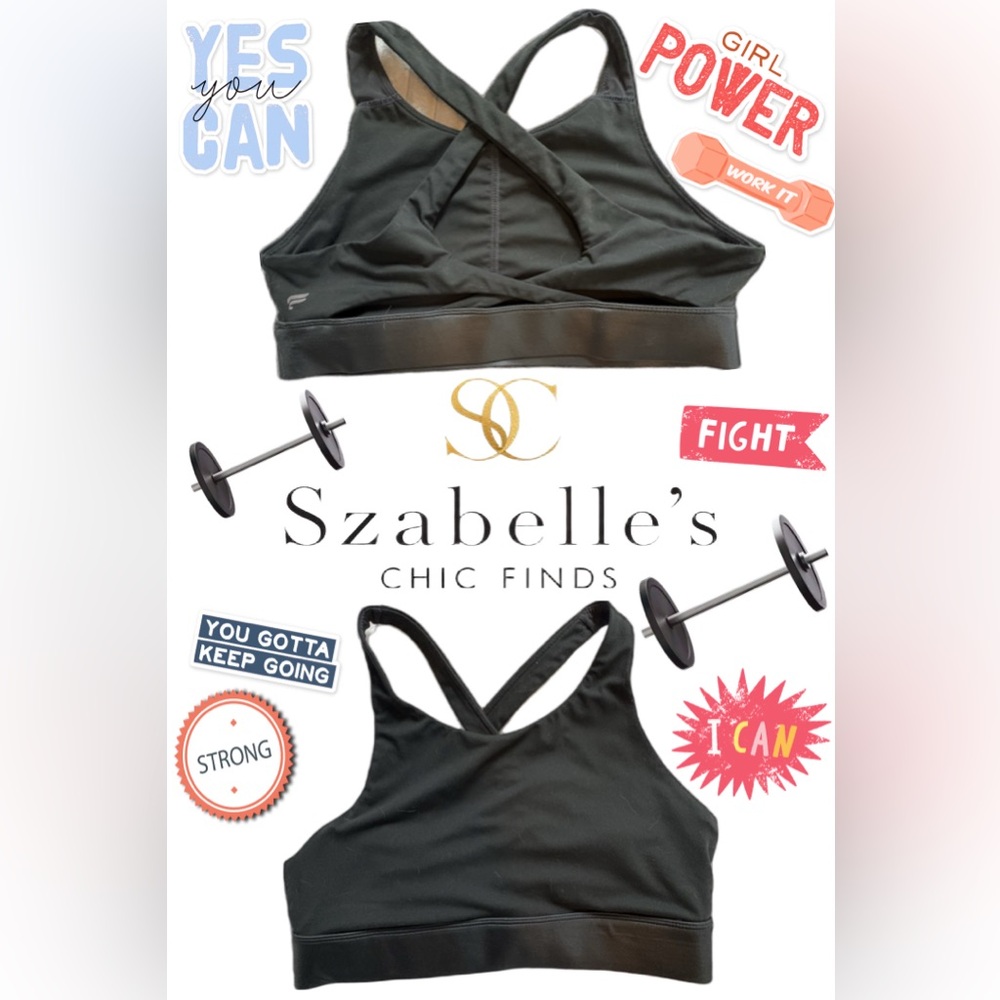 Cross-Back Sports Bra - Supportive Workout Bralette